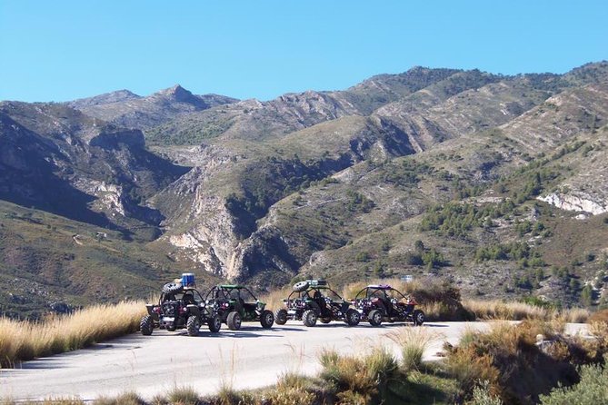 3-hour Buggy Tour in Almuñecar with Picnic - The descent and Cerval village: when the route turns from road to dirt