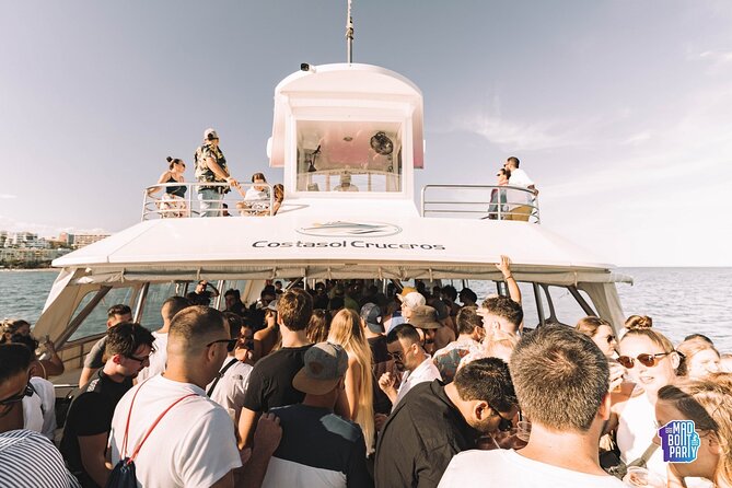 3 hours on the craziest boat party in Malaga - Stop-by-Stop: Benalmádena Marina Out and Back