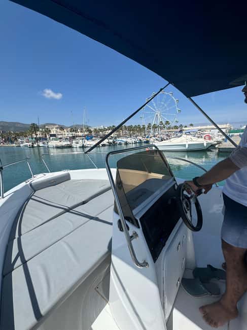 Benalmádena: Alquiler de barcos sin licencia Costa del Sol - No-License Boat Rental in Benalmádena: What You’re Really Signing Up For