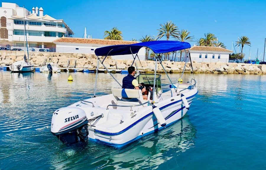 Benalmadena: Boat Rental without License Required - Swimming and Snorkeling Time (Plus Dolphin-Watching Reality)
