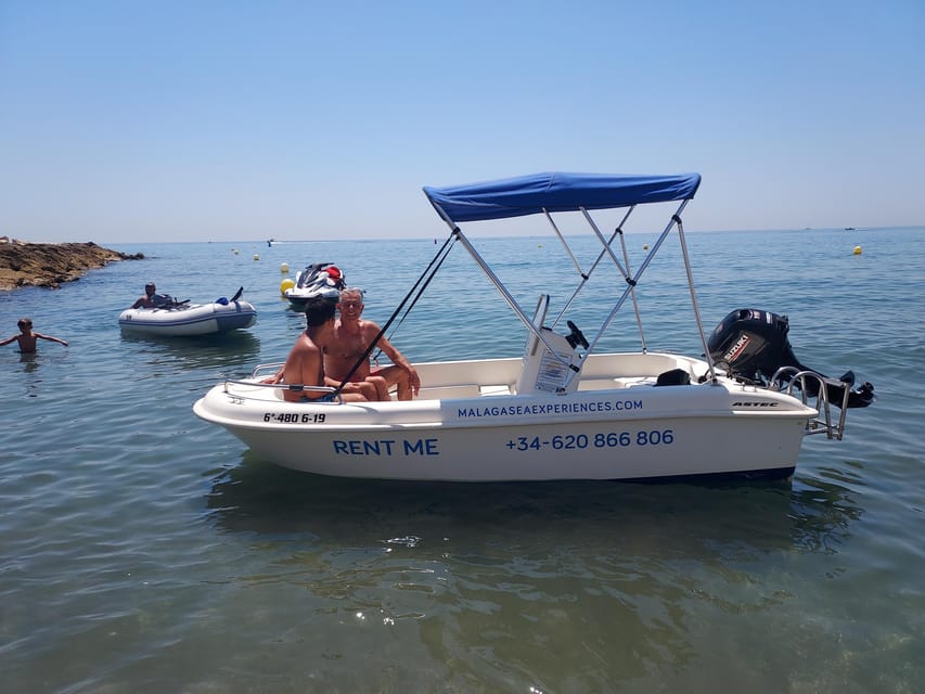Boat rental without a license in Malaga city for 1-6 people. - Meeting Next to Le Grand Café el Palo: First 15 Minutes That Set the Tone