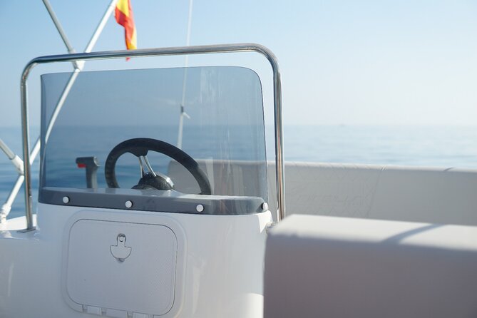 Boat Rentals without licence in Nerja - Swimming from the boat: how the day usually feels for a first-timer