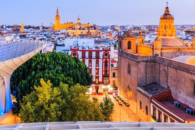 Excursion to Seville from Malaga - The bus ride with the guide: getting oriented en route