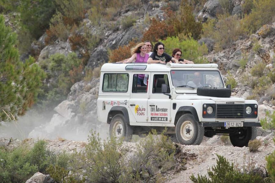 Explore the Nerja National Park nature in our open-top jeeps - Michael’s guide style: safety, survival know-how, and stories that make sense