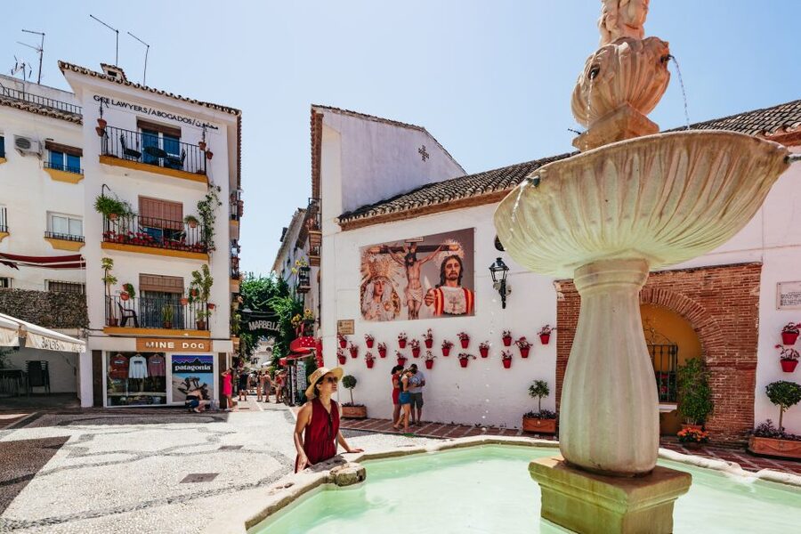 From Costa del Sol: Mijas, Marbella and Puerto Banús Tour - Marbella: a quick bus panorama plus old-town walking time