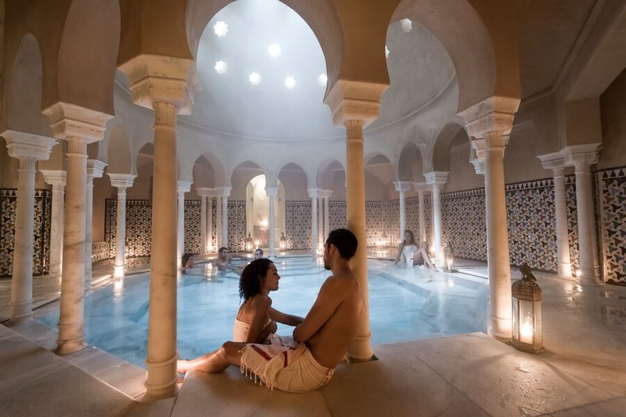 From Malaga: Hammam Bath, Kessa and Relaxing Massage Tour - The mint tea lounge: a small break that actually helps