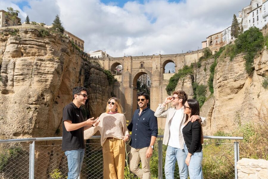 From Málaga: Ronda, White Village & Sevilla Day Trip - Ronda’s Puente Nuevo: the gorge view that sells the whole trip
