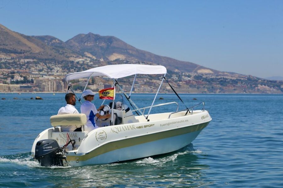 Fuengirola: 1- to 4-Hour Boat Rental - No License Needed - Becoming the captain in Fuengirola without a license