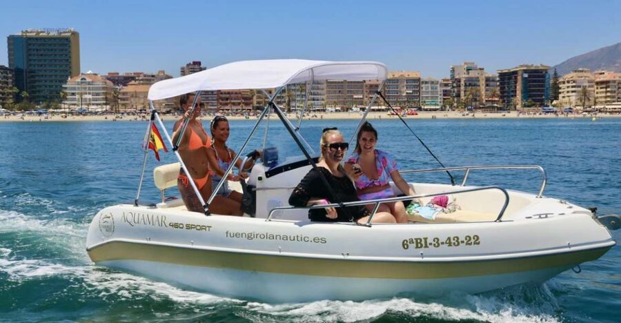 Fuengirola: 1- to 4-Hour Boat Rental - No License Needed - Costa del Sol moments you can aim for: dolphins, beaches, snorkel time