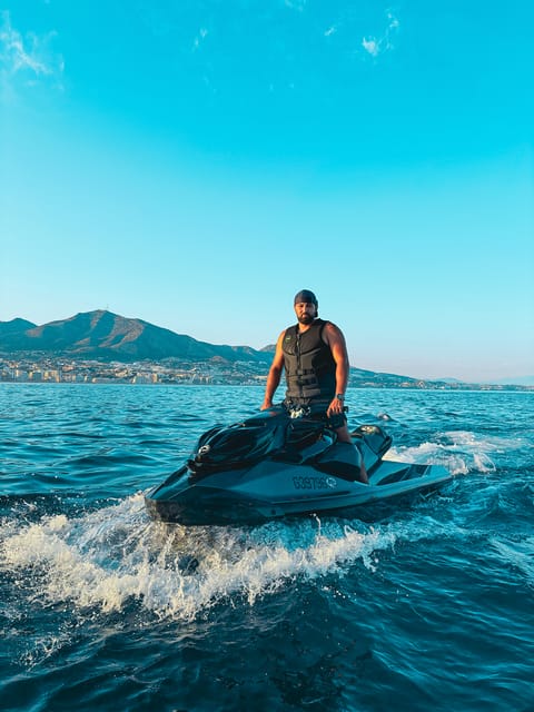 Fuengirola: Jet Ski Rental - Sea-Doo GTX 130 handling: comfort and control on Costa del Sol water
