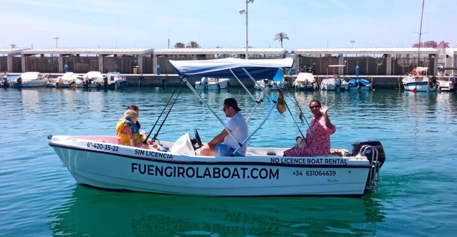 Fuengirola no License Boat from 2 To 4 Hours - Key things to know