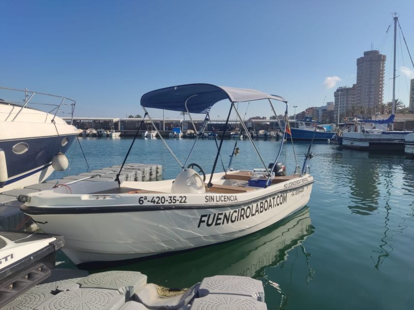 Fuengirola no License Boat from 2 To 4 Hours - Fuengirola Marina: your floating base camp
