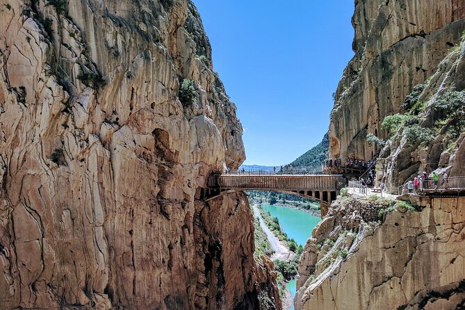 Guided Tour to Caminito del Rey from Malaga - The 105-metre bridge: the moment that lands