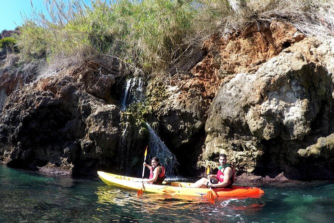 Kayak Route Cliffs of Nerja and Maro - Cascada de Maro - Swimming and seabed viewing: the real fun break