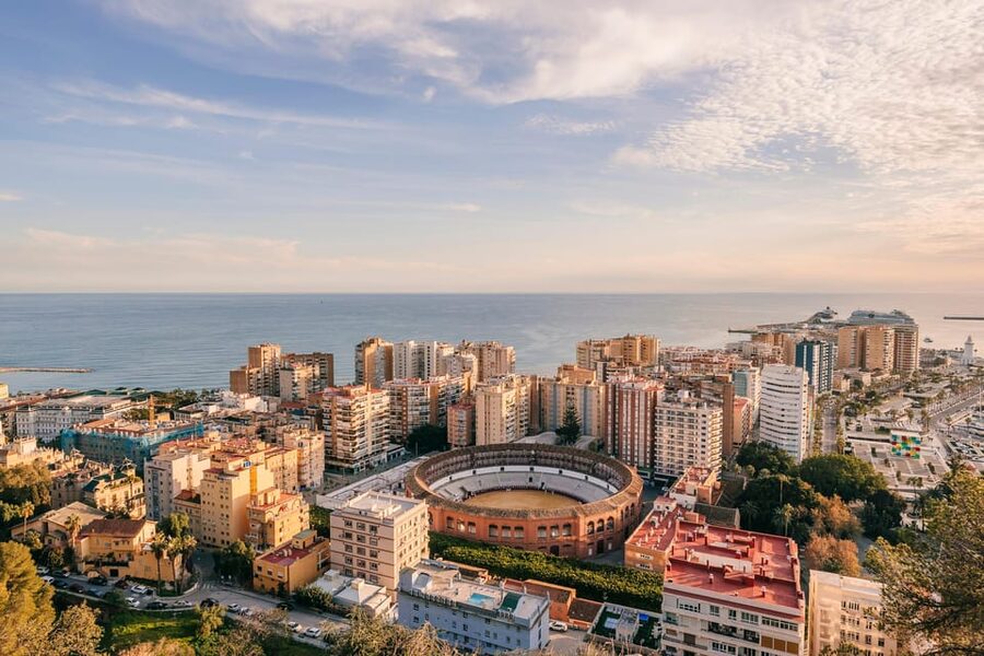 Málaga 1-hour by TukTuki: Essential and Private Tour - La Malagueta Bullring and Ayuntamiento: City Pride in a Compact Route
