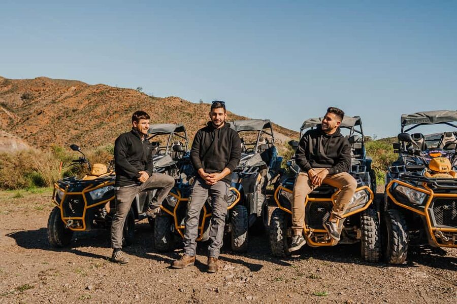 Málaga: 1-Hour Off-Road Tour by 2-Seater Quad in Mijas - First Stop: AvenTouralia in Mijas and a Quick Game Plan