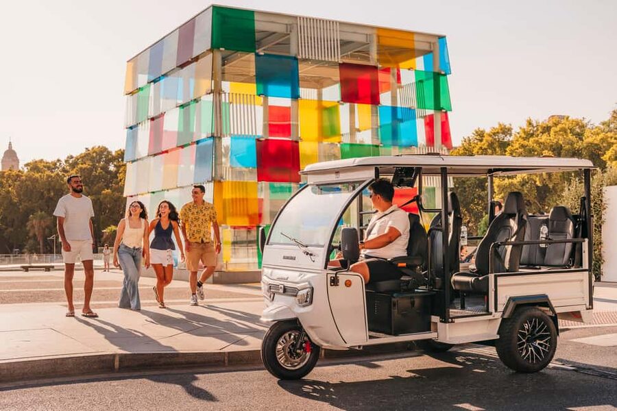 Málaga: 1-hour Private Tuk Tuk Tour - How this 1-hour private TukTuk tour actually flows