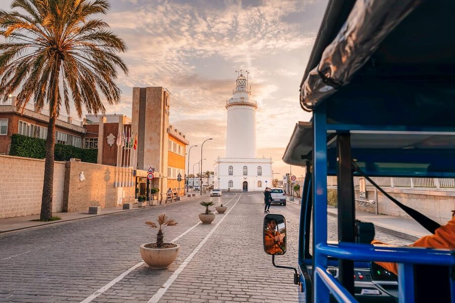 Málaga 2-Hour TukTuki Tour: Private Experience - The route in real life: beaches, bullring, and the climb to Gibralfaro