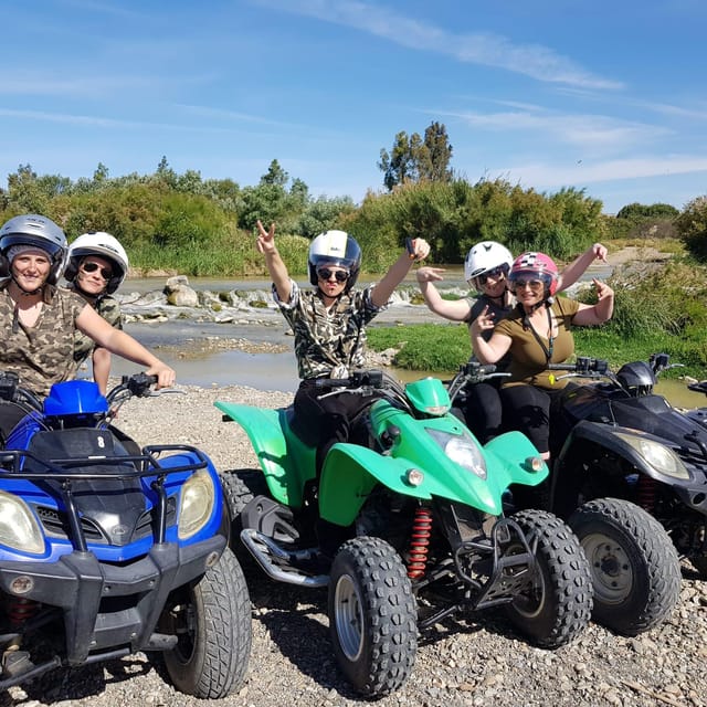 Málaga: 3-Hour Guided All-Terrain Two-Seater Quad Tour - Quad Setup: why an automatic two-seater changes the whole experience