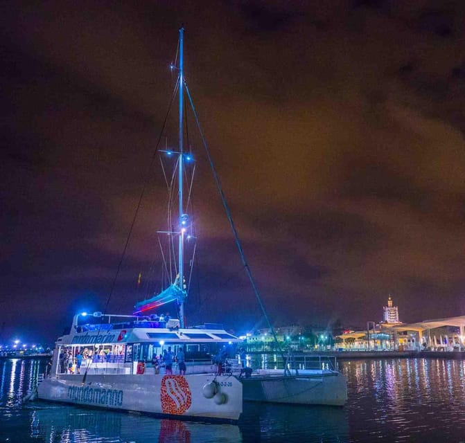 Malaga: A Sea of Stars Nighttime Stargazing Catamaran Tour - The Malaga Night Skyline: The View You Get While You Wait for the Stars