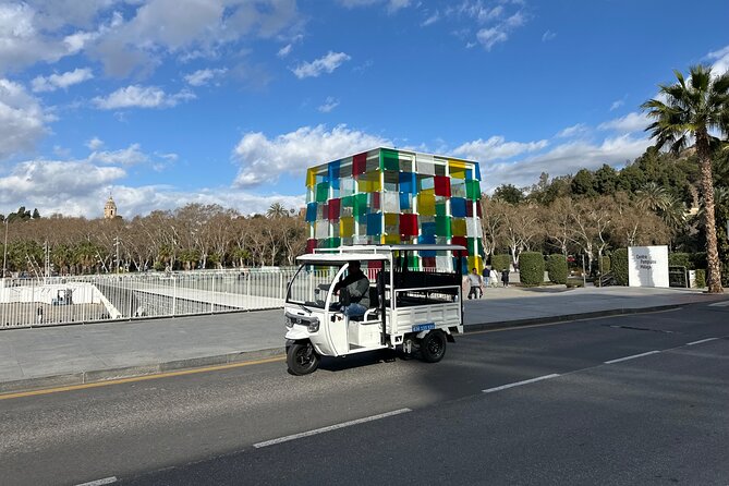 Malaga by Tuk Tuk i : 1 or 2 hours Private city tour - The Route Starts on Gibralfaro Hill (and the Stories Are the Real Attraction)