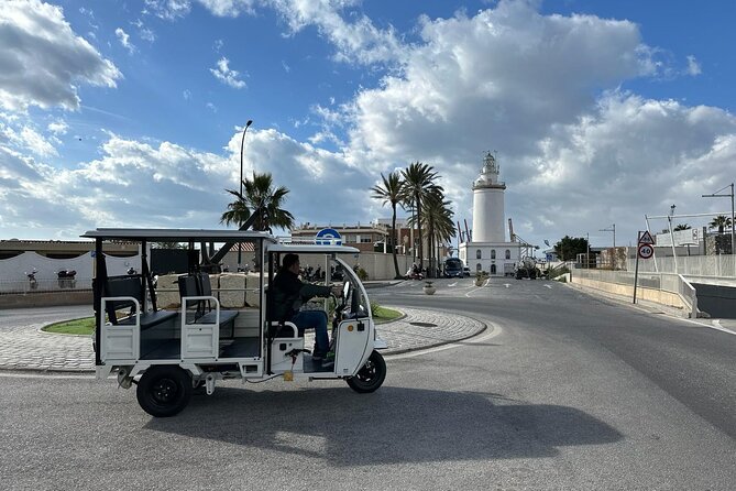 Malaga by Tuk Tuk i : 1 or 2 hours Private city tour - Center Pompidou Málaga at El Cubo: Modern Culture in the Same Loop