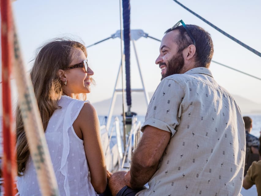 Malaga: Catamaran Sailing Trip with Sunset Option - Where to Sit on a Catamaran: Nets, Splash, and Photo Angles
