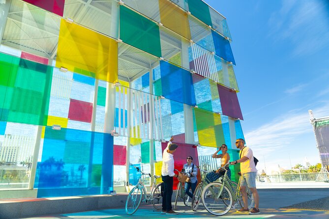 Málaga: City Highlights & Hidden Gems Guided Vintage Bike Tour - Neo-Mudejar at the beach edge: Plaza de toros de La Malagueta
