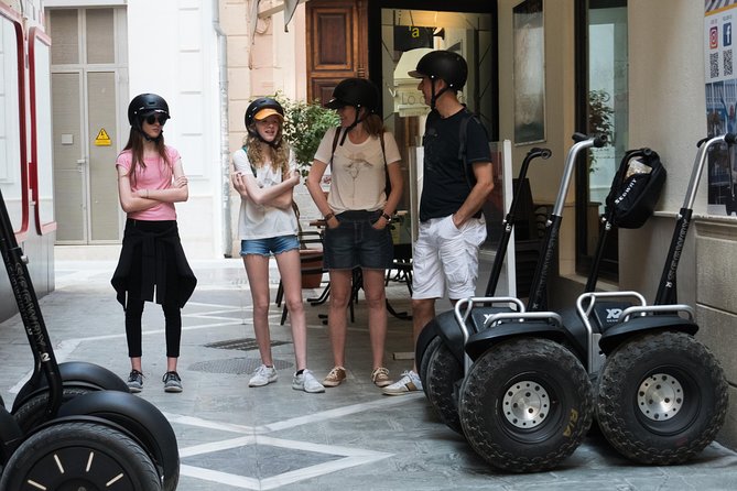 Malaga City Tour: 1-Hour Panoramic Segway Tour - Getting Set Up on Calle Ángel Ganivet (and learning the Segway fast)