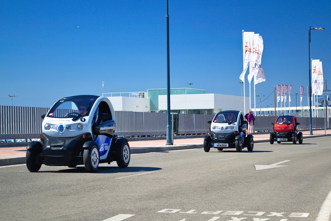 Malaga Highlights by Electric Car with Port Pick up - The electric microcar experience: easy to drive, fun to navigate