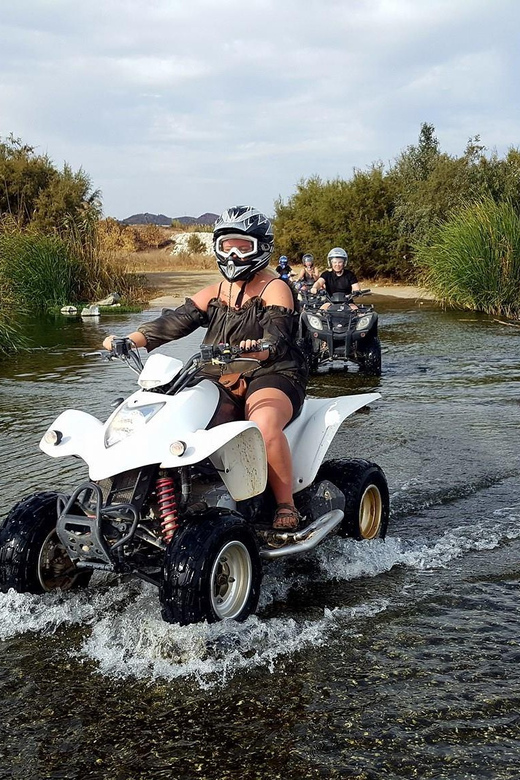 Malaga: Land and River Guided Quad Tour 1-Hour (2-Persons) - The point of this tour: land, river, and that airport roar