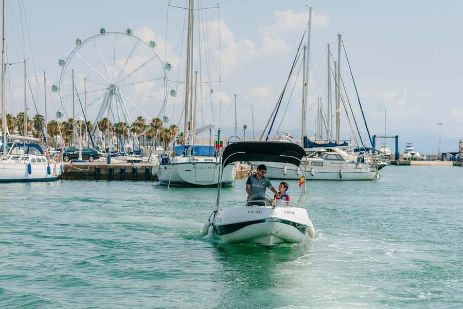 Malaga: License-free Boat Rental for Dolphin Watching - Price and Value: $141 for a Group Up to 6