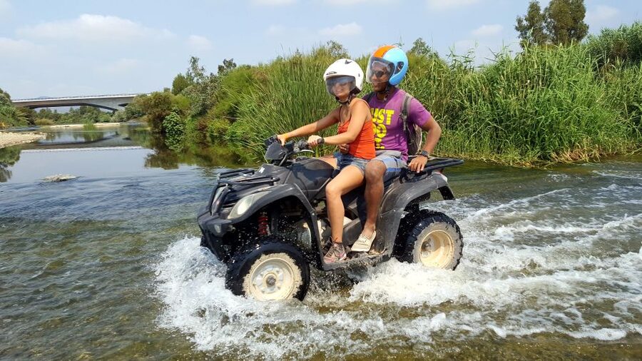 Málaga: Off-Road 2-Seater Quad Tour through Land and River - Key highlights worth getting excited about