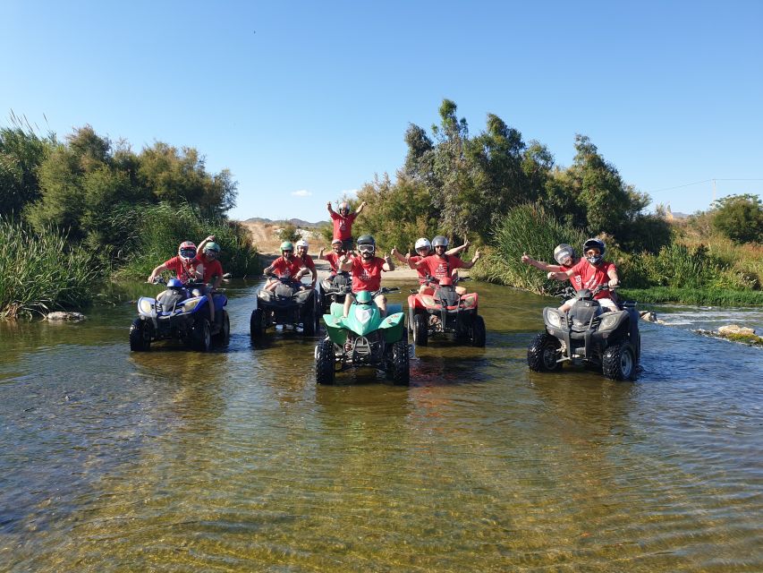Málaga: Off-Road 2-Seater Quad Tour through Land and River - Guadalhorce river crossing: the thrill, plus seasonal reality