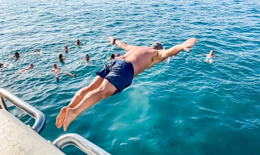 Málaga: Scenic Catamaran Cruise - Stepping Aboard: Space, Shade, and Those Famous Bow Nets