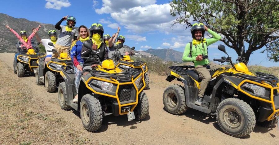 Malaga: Sierra de Mijas Guided Quad Tour - Meeting point in Malaga area: find the white gate and bring your reservation