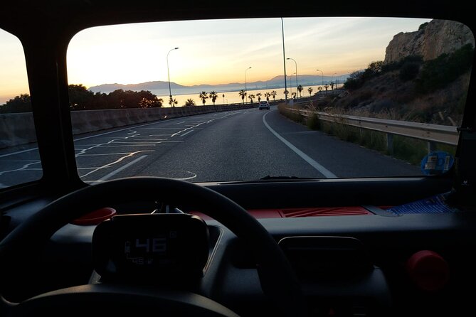 Málaga Sunset & Night Tour by Electric Car - Stop-by-stop: from Pompidou Málaga to the cruise terminal