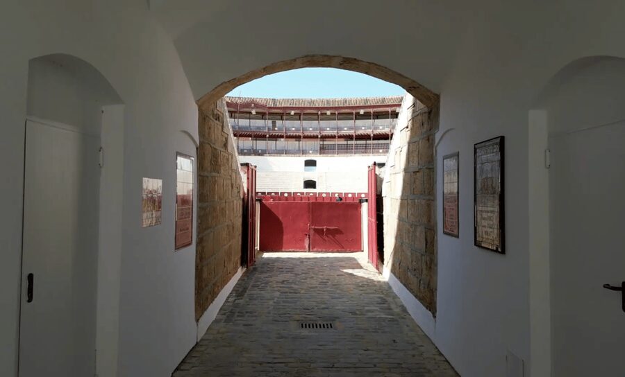 Malaga: Tour of Malagueta Bullring & Immersive Exhibition - The audioguide route: Gate of Triumph, Chapel, and the less-famous corners
