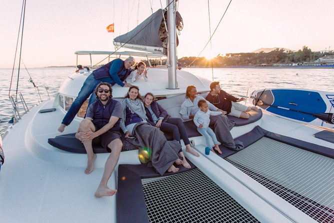 Marbella Small Group Catamaran with Dolphin Watching - Drinks, music, and that surprisingly useful onboard toilet