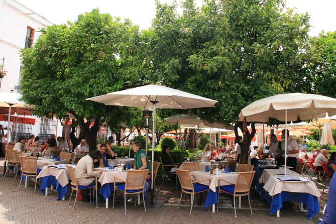 Marbella y Mijas Full Day Tour from Malaga - Nueva Andalucía Street Market: Shopping Time Without the Rush Inside Stalls