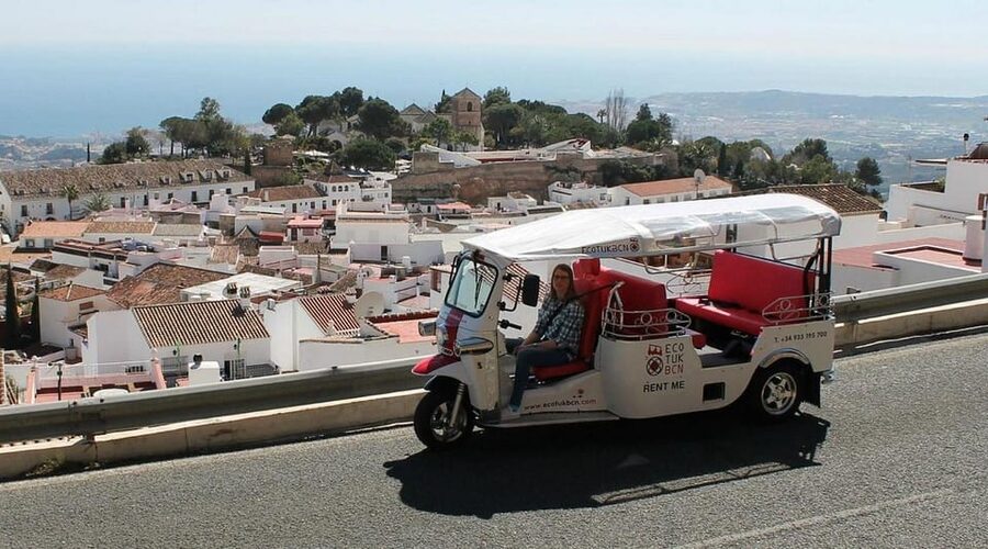 Mijas: Panoramic city tour with an electric Tuk Tuk - More tuk tuk time: learning the layout while you move