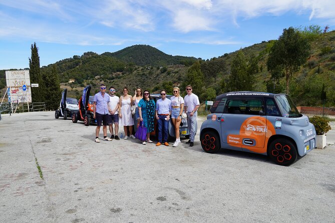 Montes de Málaga Gastronomic Tour by Electric Car - Back down toward the center: bourgeois mansions and the climb to Gibralfaro