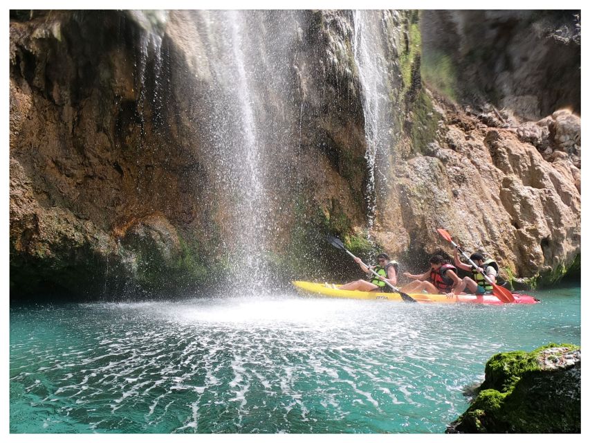 Nerja: Cliffs of Maro-Cerro Gordo Guided Kayak Tour - Paddling the Nerja–Cerro Gordo cliffs: short route vs long route views