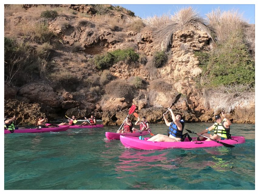 Nerja: Cliffs of Maro-Cerro Gordo Guided Kayak Tour - What’s provided (and what you should bring) for this 2-hour paddle
