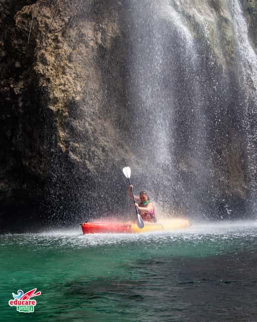 Nerja: Free kayaking route (without a tour guide). 2.5-hour tour. Nerja-Maro Waterfall. - Barranco de Maro cove and Caleta de Maro: where the trip slows down