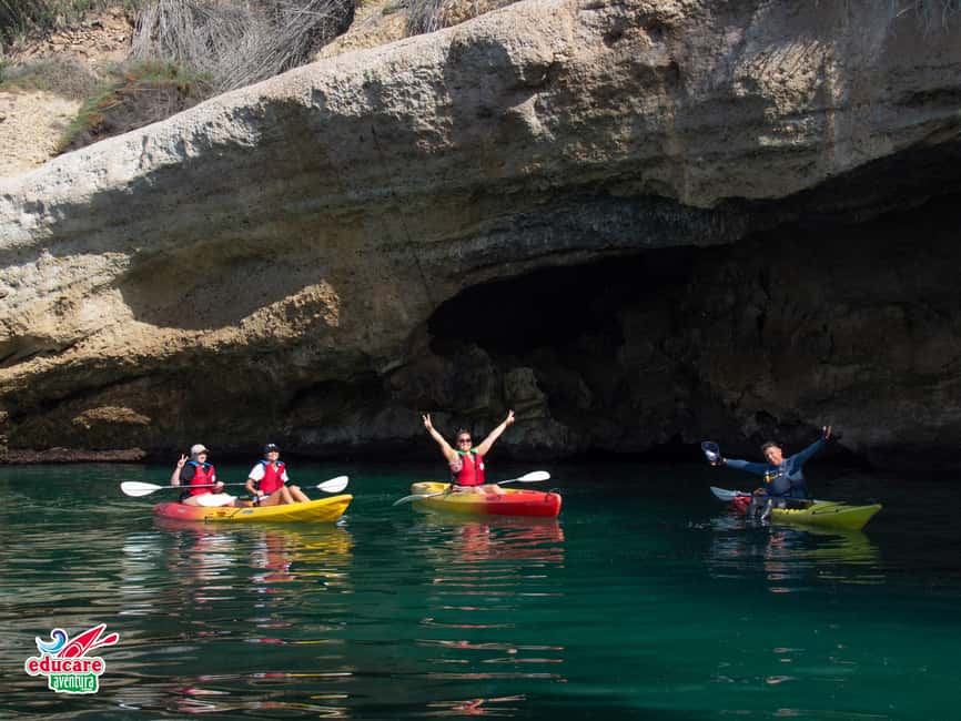Nerja: Free kayaking route (without a tour guide). 2.5-hour tour. Nerja-Maro Waterfall. - How the 2.5 hours really play out (and what to expect)