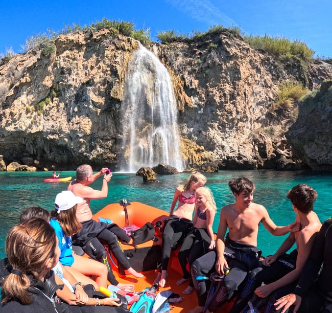 Nerja-Maro: Snorkeling & Sea Scooter Speedboat Trip - Speedboat Run to Maro-Cerro Gordo Cliffs