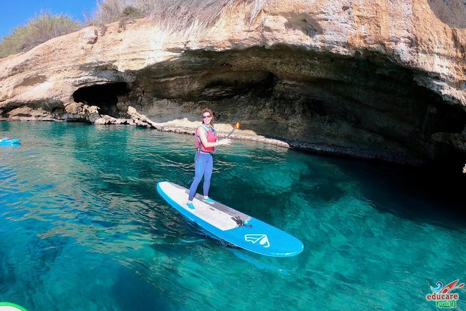 Paddle Surf Route Cliffs Nerja and Cascada de Maro + Snorkel - Why the 1:00 pm start at Burriana Beach works