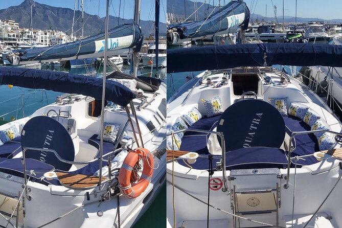 Private Sailboat Rental in Puerto Banús, Marbella - Stop 2: Marbella time on the private sailboat