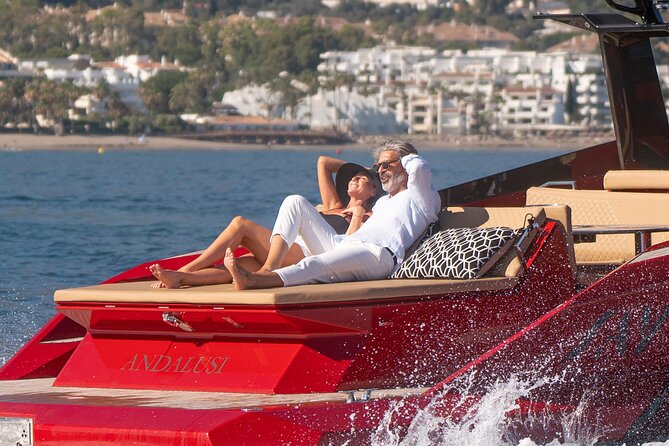 Private Yacht Tour Marbella 4h - The Yacht: Carbon-Fiber Speed With a Passenger-Friendly Ride